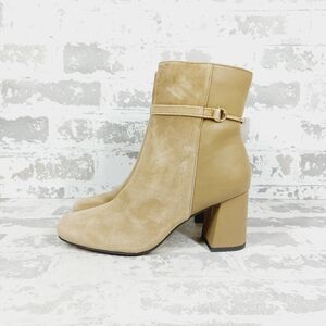 New Bella VitaTan Suede Leather Quincy Women's  Wide Boots O100